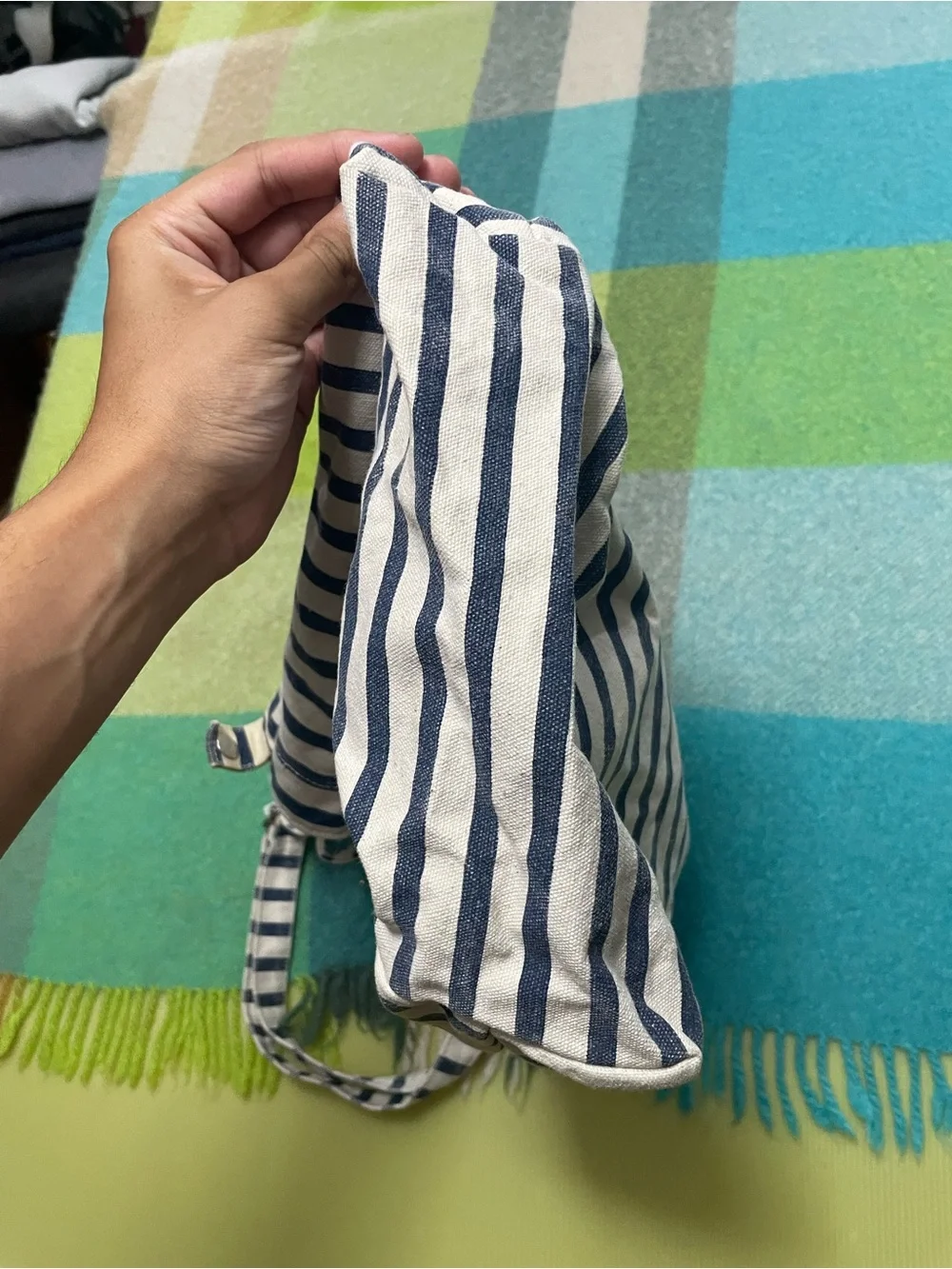 Baggu canvas stripe duck bag
